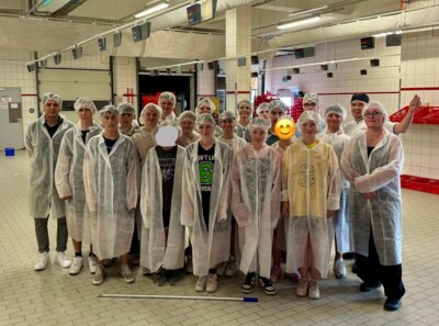 Projekttag der Klassen 7a & 7b bei der Bäckerei "Thonke" (Bild vergrößern)