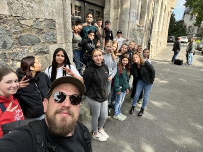 Auf Stippvisite im Amtsgericht (Bild vergrößern)