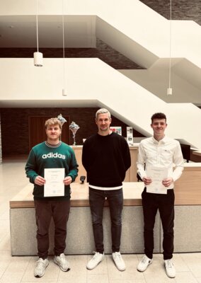 Foto zur Meldung: Erfolgreich abgeschlossene Ausbildung bei der Gemeinde Holzwickede