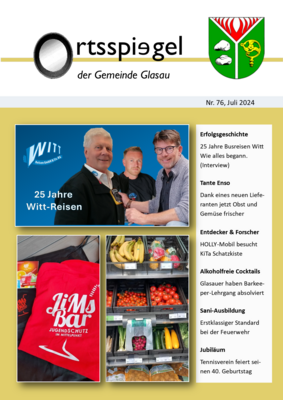 Titelseite Ortsspiegel 07-2024 (Bild vergrößern)