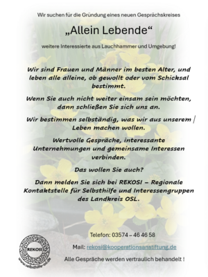Foto zur Meldung: Neuer Gesprächskreis 