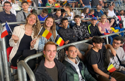 Foto zur Meldung: Die Theodor-Andresen-Schule bei der UEFA Euro 2024