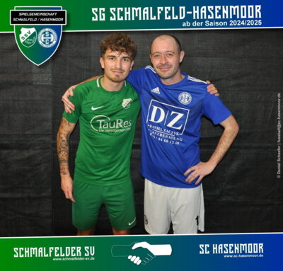 Der Schmalfelder SV und der SC Hasenmoor gehen ab der Saison 2024/2025 gemeinsam auf Punktejagd! (Bild vergrößern)