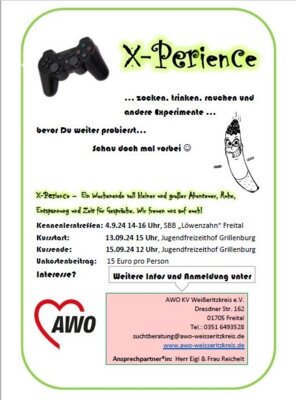 Meldung: X-Perience Kompakt - Kurs startet