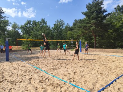 Neues Beachvolleyballfeld am Falkenhagener See