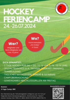 Foto zur Meldung: 2. Soester Hockey Feriencamp Foto zur Meldung: 2. Soester Hockey Feriencamp
