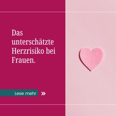 Das unterschätzt Herzrisiko bei Frauen (Bild vergrößern)