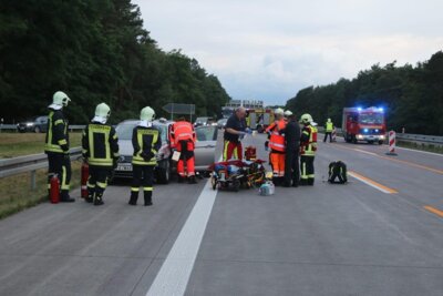 Größerer Einsatz der Kloster Lehniner Wehren am Wochenende (Bild vergrößern)