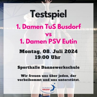 Volleyball - Damen Testspiel