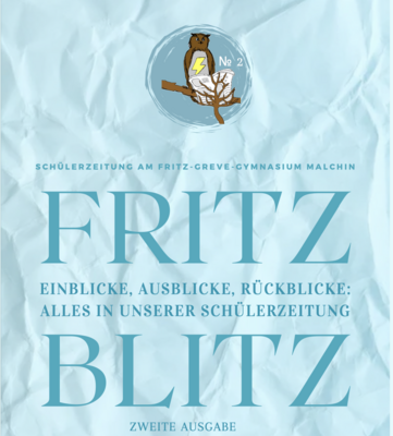 Schülerzeitung „Fritz-Blitz“ veröffentlicht zweite Ausgabe (Bild vergrößern)
