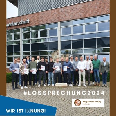 Lossprechungsfeier der Baugewerbe-Innung Münster 2024 (Bild vergrößern)