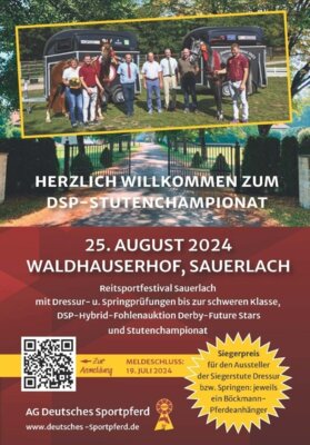 DSP-Stutenchampionat am 25. August 2024  in Sauerlach bei München (Bild vergrößern)