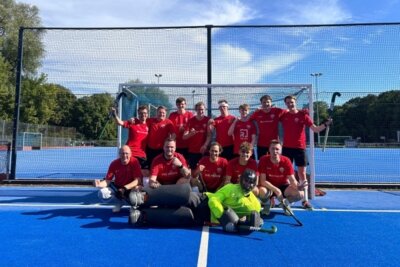 Foto zur Meldung: Hockey 3. VL Herren: Klarer Sieg gegen den Nachbarn