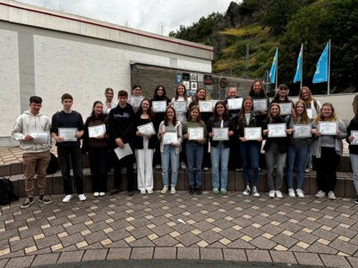 Schüler des WHG erwerben auch in diesem Jahr wieder das TOEFL-ITP-Zertifikat