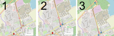Sperrungen der Straße des 9. November zwischen dem 29.07. und 17.08.2024