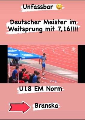 Gian Luca Trotzky springt mit DM-U18-Titel zur EM-Norm (Bild vergrößern)