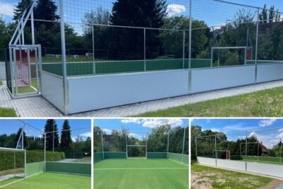 Unser neuer Soccer-Court ist fertig (Bild vergrößern)