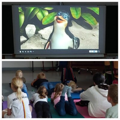 Foto zur Meldung: Kinoevent in der Klasse 3
