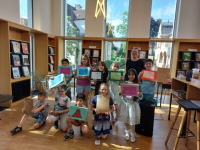 Kinder schreiben ihr eigenes Buch - das tolle Buchprojekt war sehr erfolgreich! (Bild vergrößern)
