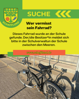 Fahrrad Besitzer gesucht