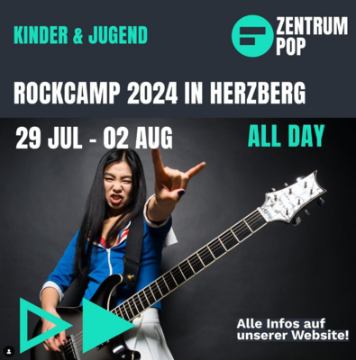 Meldung: Endspurt auf die letzten Karten: ROCKCAMP 2024 IN HERZBERG