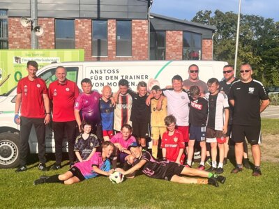 Meldung: ⚽️�☀️ Das DFB-Mobil hat uns besucht ☀️�⚽️