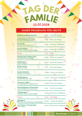 Programm am Tag der Familie