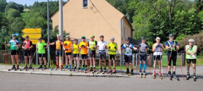 Skiroller-Gruppe
