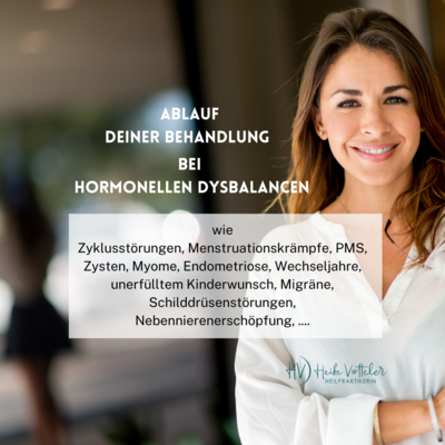 Deine Behandlung bei hormonellen Dysbalancen (Bild vergrößern)