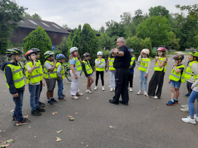 Foto zur Meldung: Radfahrprüfung der Viertklässler Foto zur Meldung: Radfahrprüfung der Viertklässler