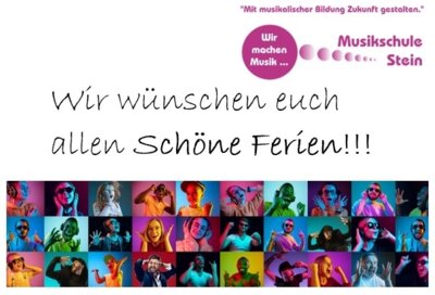 Die Musikschule Stein hat Sommerferien! (Bild vergrößern)