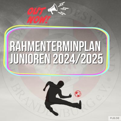 Frisch eingetroffen: der Rahmenterminplan 2024/2025 der Junioren (Bild vergrößern)