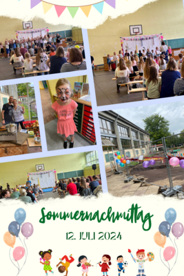 Sommerfest der Grundschule Blankensee: Ein gelungenes Fest trotz Regen (Bild vergrößern)