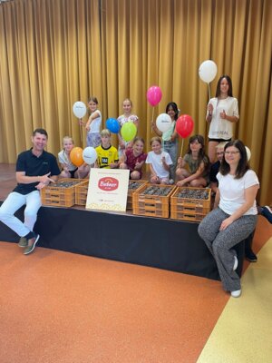 Bäckerei Bubner sponsert Muffins zur Zeugnisausgabe