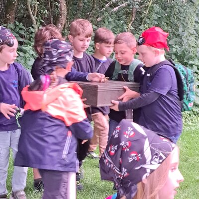 Abschlussfest der Vorschulkinder der Kita Abenteuerland - Piraten entern den Weilburger Tiergarten -