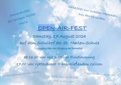 Open-Air-Fest 17.8.2024