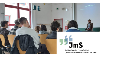 Schulmedientag: Journalismus macht Schule am TWG (Bild vergrößern)