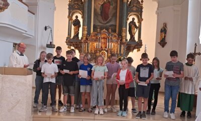 Foto zur Meldung: Dankgottesdienst der Firmlinge