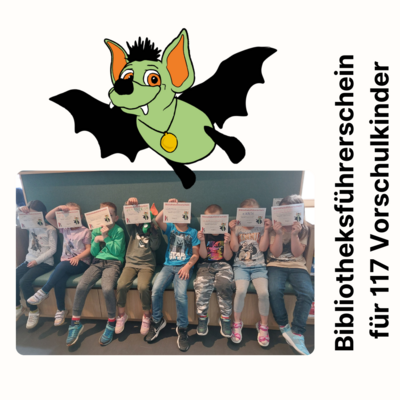 Bibliotheksführerschein für 117 Vorschulkinder (Bild vergrößern)