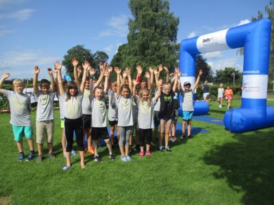 Meldung: Top-Athleten aus Scheer erfolgreich beim Schultriathlon
