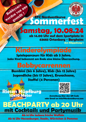Foto: Eintracht Fanclub Nordwestkurve - Einladung zum Sommerfest (Bild vergrößern)