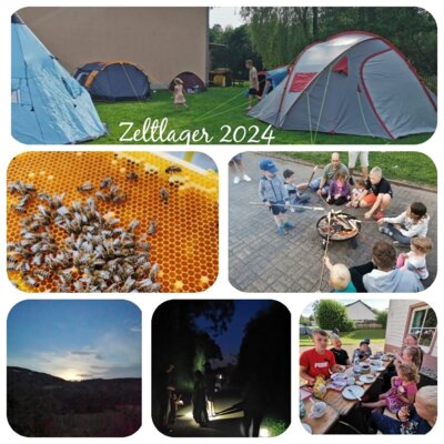 Foto zur Meldung: Zeltlager der Kindergruppe Mehlental