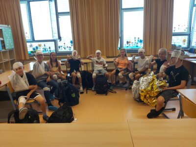 Erste Hilfe Kurs der Viertklässler (Bild vergrößern)