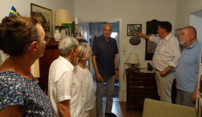 Meldung: Arbeitsbesuch bei Greta Wehner