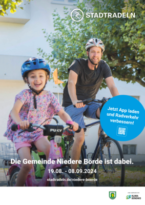 Stadtradeln 2024 - die Gemeinde Niedere Börde ist dabei (Bild vergrößern)