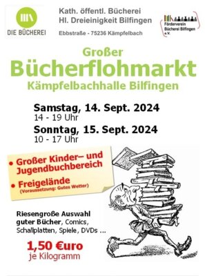 Großer Bücherflohmarkt 2024 (Bild vergr&ouml;&szlig;ern)