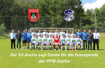 Meldung: Trikotspende an den SV Ascha