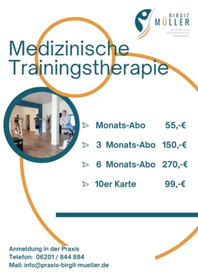 ANGEBOT Medizinische Trainingstherapie