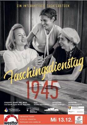 Faschingsdienstag 1945 Plakat (Bild vergr&ouml;&szlig;ern)