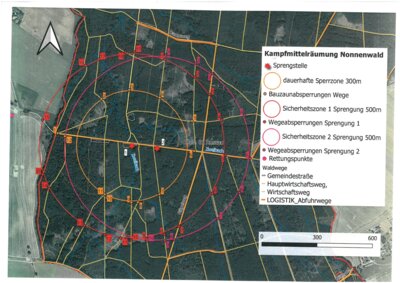 Warnung! Dauerhafte Sperrung des Nonnenwaldes im Bereich „Granatenteich“